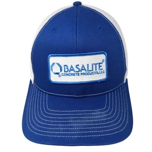 Basalite Concrete Product LLC Truckermütze mit Druckknopflasche blau Einheitsgröße verstellbarer Netzrücken - Bild 1 von 9