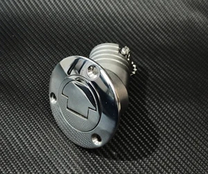 38mm Boat Deck Filler 45 Degree Keyless Flip Fill Cover With Cap Stainless Steel - Picture 1 of 8