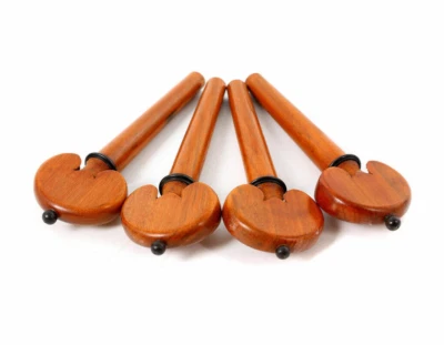 4pcs Cello Pegs 4/4 Natural Pernambuco wood Cello Peg High Quality Cello parts - Image 1 of 3