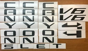 Calcomanías de letras de vinilo fundido premium para emblemas de Canyon 2014-2023 - Imagen 1 de 18