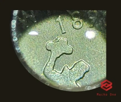 2007 P Quarter Wyoming Rev die Chip on Hat and Grease Strike Through Error OB/RV - Image 1 of 3