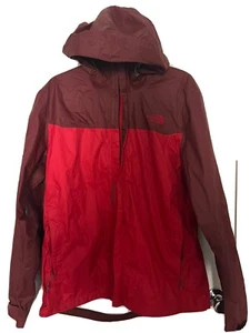 Chaqueta de lluvia The North Face Hyvent 2,5 L impermeable roja dos tonos - Imagen 1 de 3
