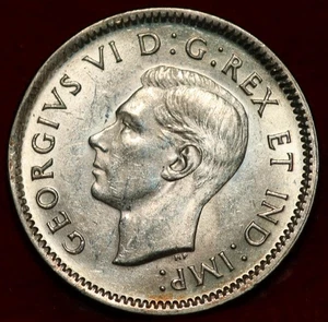 Uncirculated 1940 Canada 10 Cents Silver Foreign Coin - Picture 1 of 2
