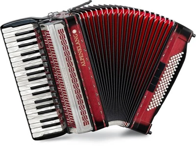 B-WARE Alpenklang Pro IV 96 CM Shadow Red Akkordeon 96 Bass 4-chörig a Mano - Bild 1 von 4