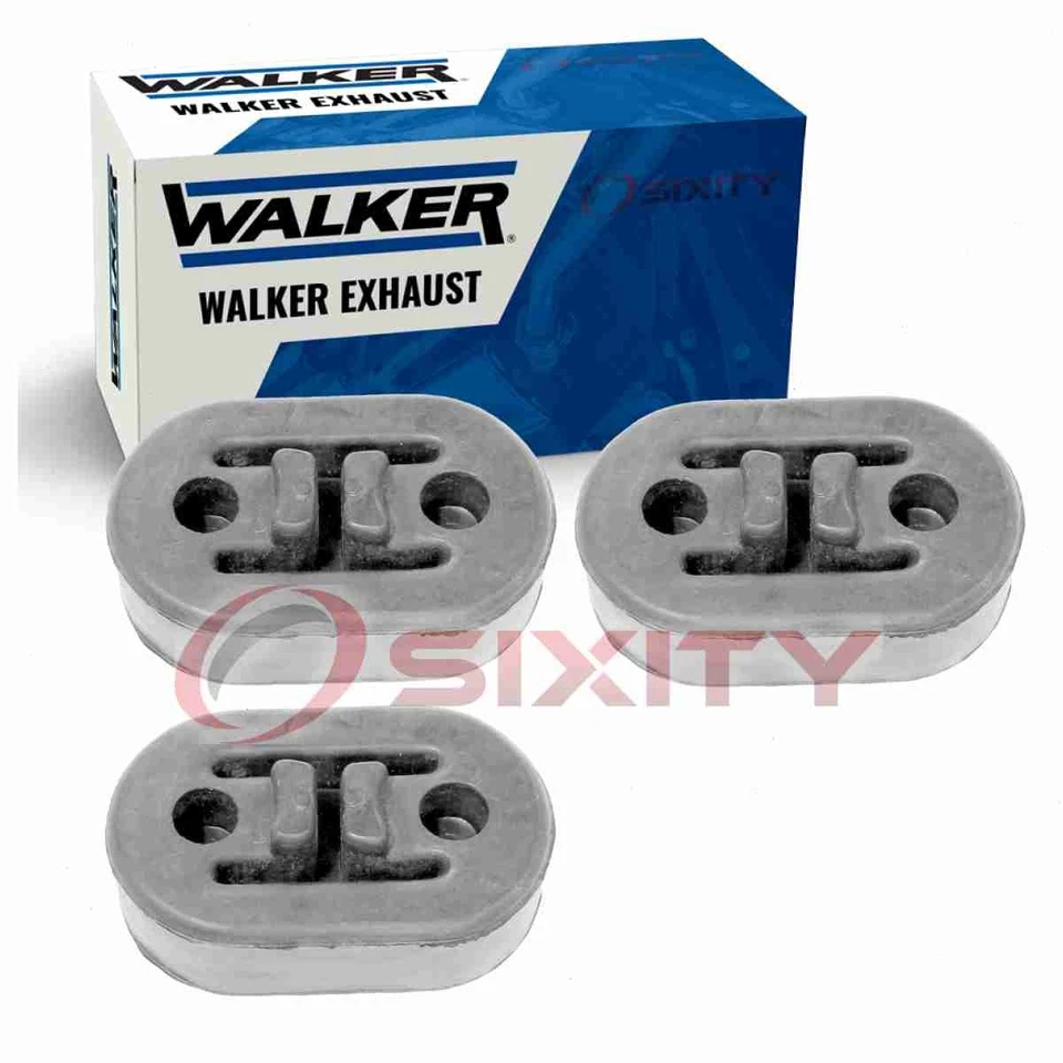 Aisladores de sistema de escape Walker de 3 piezas para Mitsubishi Mirage 1993-2002 1,5 L ld Foto 1 de 4