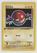 1999 Pokemon German 1st Edition Voltorb #67 0b5