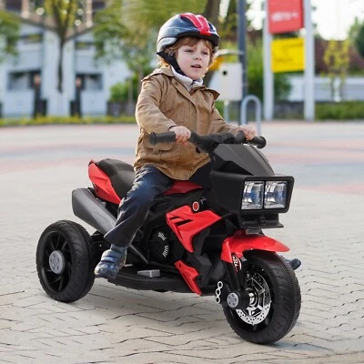 Aosom Niños Pedal Eléctrico Motocicleta Paseo en Juguete 6V Batería Moto Foto 1 de 4