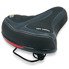 WIDE EXTRA COMFY BIKE BICYCLE GEL CRUISER COMFORT SPORTY SOFT PAD SADDLE SEAT