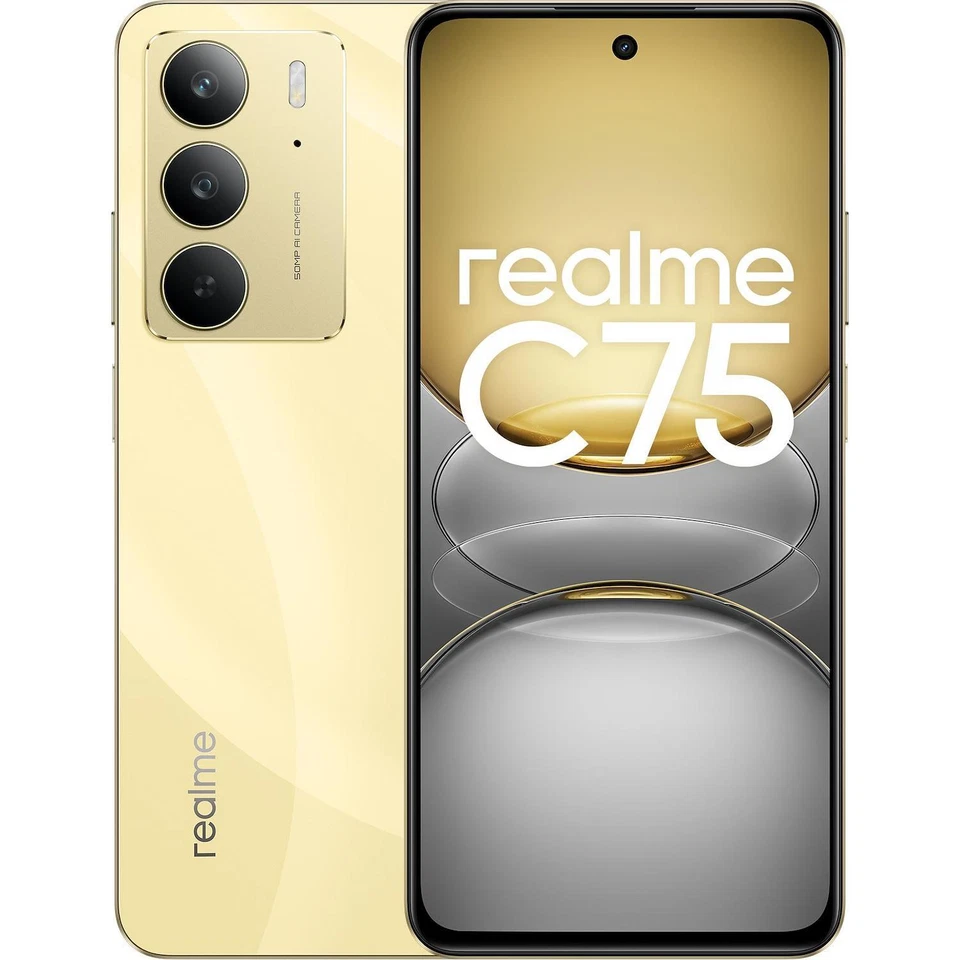 Smartphone Realme C75 8/256GB lightning gold oro - Immagine 1 di 4