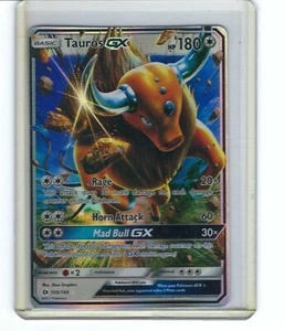 Tauros GX 100/149 - Sun & Moon Base - Ultra Rare Holo Pokemon 2017 - Picture 1 of 2