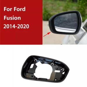 Repuesto de moldura de marco de espejo retrovisor lateral izquierdo del conductor para Ford Fusion 2014-2020 negro. - Imagen 1 de 7