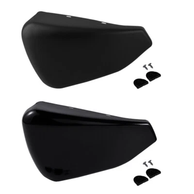 Матовый/глянцевый черный левый чехол для аккумулятора подходит для Harley Sportster 883 1200 2014-2021 - Изображение 1 из 4