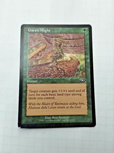 MTG Gaea's Might Planeshift 81/143 Regular Común - Desgaste de Borde - Ver Fotos - Imagen 1 de 8