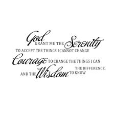 Serenity Prayer Bible Quote - Inspirational Wall Art for Your Space