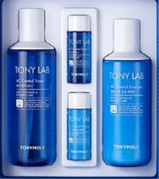 Tonymoly Lab Ac Control Set para el cuidado de la humedad sensible / K Beauty / Seguimiento Foto 1 de 1