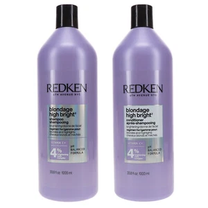 Redken Blondage High Bright Shampoo 33.8 oz & Conditioner 33.8 oz Combo Pack - Picture 1 of 8