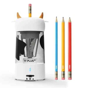 Afilador de lápices eléctrico para niños lindo sacapuntas completamente automático para clase Reino Unido - Imagen 1 de 5