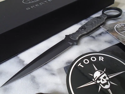 TOOR Specter Finger Ring Dagger Knife Fixed Blade Full Tang CPM-M4 G10 SOCOM USA - Image 1 of 4