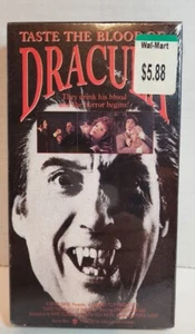 Taste The Blood Of Dracula VHS Hammer Horror Watermarks New Sealed 1993 - Picture 1 of 2