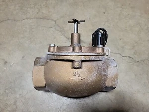Weather-Matic 2-1/2" 24v Brass Remote Control Valve 8024B-25 - New Old Stock - Picture 1 of 9