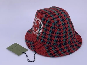 Nuevo sombrero de hombre Luxury Original GUCCI Men ́s Hat-640876 talla M-58 cm - Imagen 1 de 12