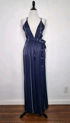 Mono Citizen FAITHFULL THE BRAND para mujer talla 2 Cabana rayas azul marino blanco Foto 1 de 4