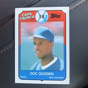 1989 Topps Cap'n Crunch Doc Gooden Baseball Card #17 Mint FREE SHIPPING