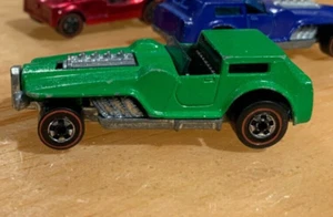 Rare Original 1969 Mattel Hot Wheels Redline Green Enamel Hiway Robber Car Nice - Picture 1 of 6