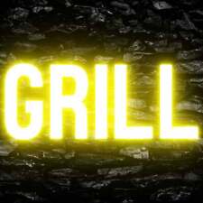 Grill Bar Restaurant Cafe Food Decor Display Flexible Custom Neon Sign