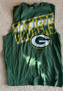 Junk Food Green Bay Packers Sleeveless Shirt Adult Large Green NFL - Picture 1 of 2