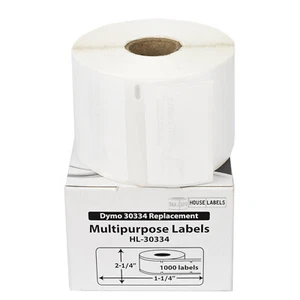 DYMO LW 30334-R: WIEDERABLÖSBARE Mehrzwecketiketten - (2) Rollen à 1000 - KOSTENLOSER VERSAND - Bild 1 von 8