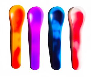 20 Colorful Party Spoons - Orange, Blue, Fuchsia, Pink COLOR CHANGING 5" Spoons