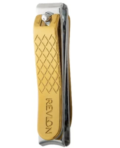 Revlon Gold - Series Finger Nail / Toe Nail Clipper Tool Dual-Sided - Picture 1 of 2
