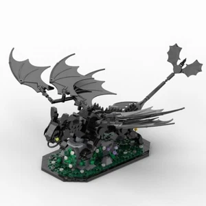 How to Train Your Dragon Toothless Model Building Blocks Classic Movies Role MOC - Picture 1 of 5