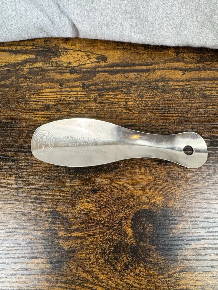 "Cuerno de zapato McMurray's vintage 7"" publicidad Starkville Mississippi Florsheim" Foto 1 de 4