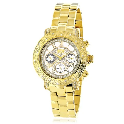 Reloj Mujer Acero Inoxidable Diamante | Luxurman Montana 36 mm Foto 1 de 4