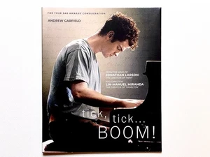 Tick Tick Boom 2021 FYC DVD SAG Andrew Garfield Lin Manuel Miranda Netflix New - Picture 1 of 3