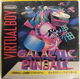 Virtual Boy Software Galactic Pinball Nintendo FJx24