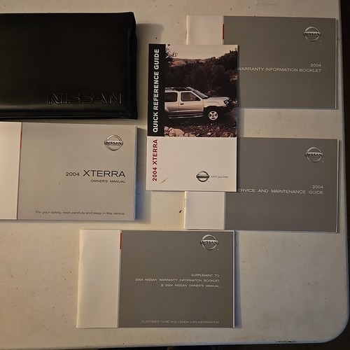 2004 Nissan XTERRA Owners Manual Set With Case | eBay