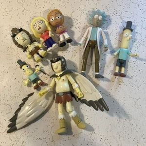 Rick And Morty Action Figures Lot of 7 Funko Sold AS IS - Picture 1 of 14