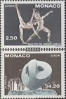 Monaco 2120A-2121A (kompl.Ausg.) gestempelt 1993 Zeitgenössische Kunst