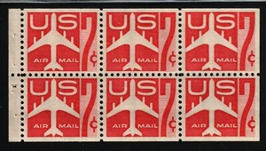 US Scott #C60a VF MNH Booklet Pane SUPERB - Post Office Fresh! - Picture 1 of 1