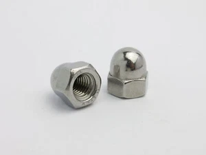 TUERCAS DOMO M3,4,5,6,8,10,12mm A2 ACERO INOXIDABLE PARA PERNOS MÉTRICOS - Imagen 1 de 5