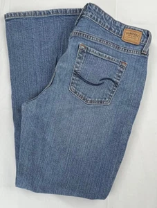 Levis Signature Damen helle Waschung mittelhoher Bund Bootcut Denim blau Jeans Größe 14M - Bild 1 von 11