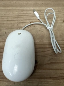 OEM White Genuine Apple "Mighty Mouse" Optical Wired USB iMac/PC Mac Mini A1152 - Picture 1 of 2