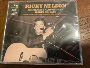 RICKY NELSON - 6 Classic Albums Plus Bonus Singles - 4 CD Set Sealed - Picture 1 of 4