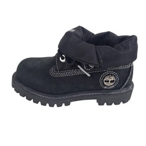 Timberland Toddler's 29868 Roll Top Workshirt Boots Outdoor Hiking Black Sz 9 - Picture 1 of 9