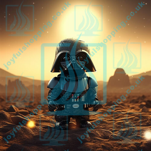 Digital Artwork - Baby_Darth_Vader chibi_3D_render