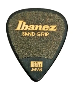 Ibanez Sand Grip Pick Plettro 1,00 mm Heavy Black per Chitarra Original Nero 1 - Foto 1 di 5