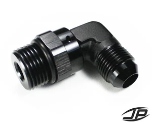 8 AN Male to 10 ORB Male 90° Swivel Adapter Fitting - Bild 1 von 2